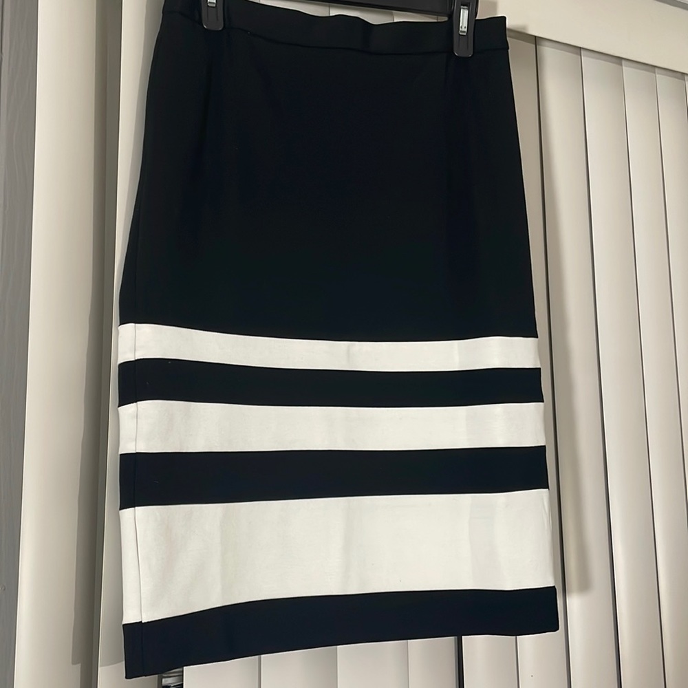 Black and white skirt
